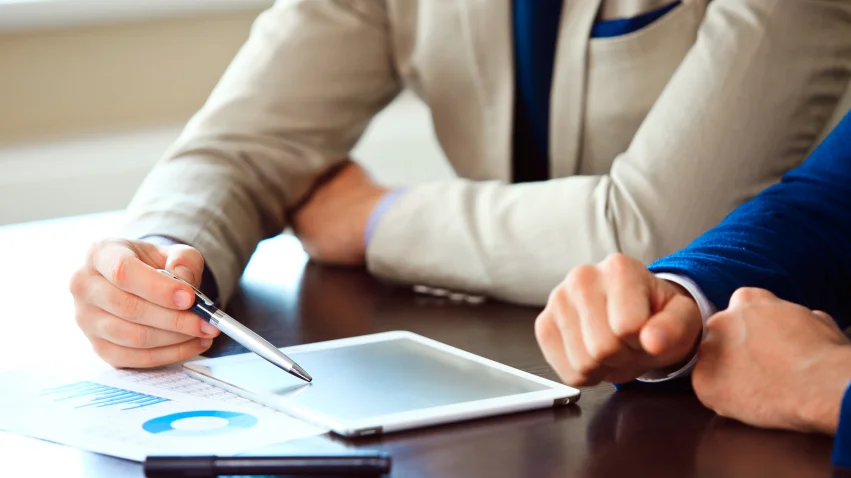 Financial planning meeting